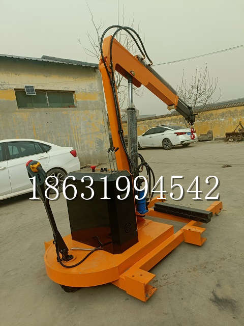 闻喜县自卸车厢随车吊 自制轮式四不像起重机 四驱平板吊 5吨 贵盛